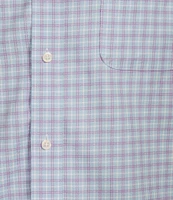 Cremieux Blue Label Long Sleeve Button Down Plaid Oxford Woven Shirt