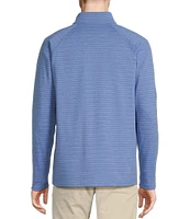 Cremieux Blue Label Long Sleeve Quarter Zip Stripe Pullover