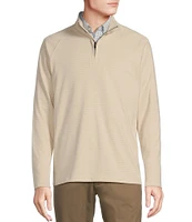 Cremieux Blue Label Long Sleeve Quarter Zip Stripe Pullover