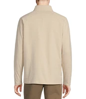 Cremieux Blue Label Long Sleeve Quarter Zip Stripe Pullover