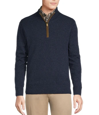 Cremieux Blue Label Luxury Cashmere Quarter-Zip Sweater