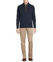 Cremieux Blue Label Luxury Cashmere Quarter-Zip Sweater