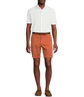 Cremieux Blue Label Madison Classic Fit Garment-Dyed 8#double; Inseam Shorts