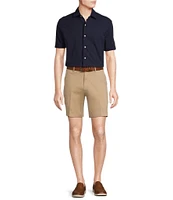 Cremieux Blue Label Madison Classic Fit Garment-Dyed 8#double; Inseam Shorts