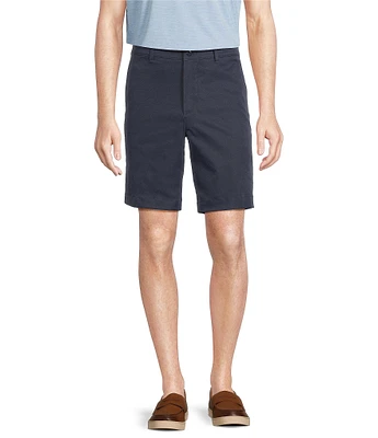 Cremieux Blue Label Madison Fit Flat Front Performance Stretch 9#double; Inseam Shorts