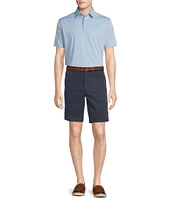 Cremieux Blue Label Madison Fit Flat Front Performance Stretch 9#double; Inseam Shorts