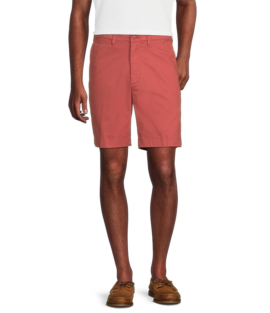 Cremieux Blue Label Madison Relaxed Fit Flat Front Comfort Stretch 9#double; Inseam Shorts