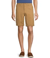 Cremieux Blue Label Madison Relaxed Fit Flat Front Comfort Stretch 9#double; Inseam Shorts