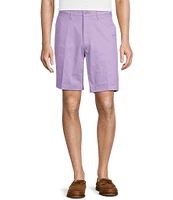 Cremieux Blue Label Madison Relaxed Fit Flat Front Comfort Stretch 9#double; Inseam Shorts