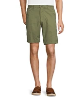 Cremieux Blue Label Madison Relaxed Fit Flat Front Comfort Stretch 9#double; Inseam Shorts