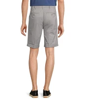 Cremieux Blue Label Madison Relaxed Fit Flat Front Comfort Stretch 9#double; Inseam Shorts