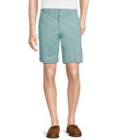 Cremieux Blue Label Madison Relaxed Fit Flat Front Comfort Stretch 9#double; Inseam Shorts