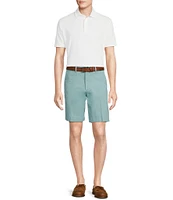 Cremieux Blue Label Madison Relaxed Fit Flat Front Comfort Stretch 9#double; Inseam Shorts