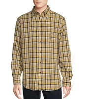 Cremieux Blue Label Medium Plaid Washed Flannel Long Sleeve Woven Shirt