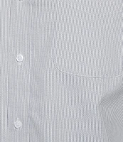 Cremieux Blue Label Micro-Stripe Oxford Long Sleeve Woven Shirt