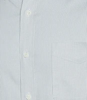 Cremieux Blue Label Micro-Stripe Oxford Long Sleeve Woven Shirt