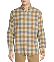 Cremieux Blue Label Multi Checkered Flannel Long Sleeve Woven Shirt