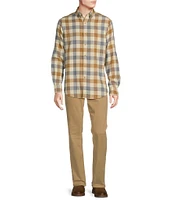 Cremieux Blue Label Multi Checkered Flannel Long Sleeve Woven Shirt