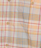 Cremieux Blue Label Multi Plaid Short Sleeve Woven Shirt