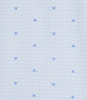 Cremieux Blue Label Performance Stretch Bee Print Short Sleeve Polo Shirt