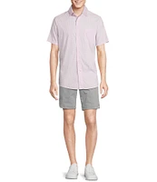 Cremieux Blue Label Performance Stretch Check Short Sleeve Woven Shirt