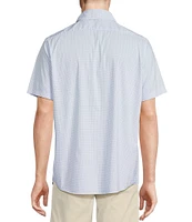 Cremieux Blue Label Performance Stretch Check Short Sleeve Woven Shirt