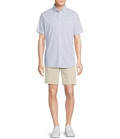 Cremieux Blue Label Performance Stretch Check Short Sleeve Woven Shirt