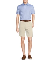 Cremieux Blue Label Performance Stretch Golf Cart Print Short Sleeve Polo Shirt