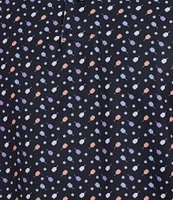 Cremieux Blue Label Performance Stretch Pickleball Print Short Sleeve Polo Shirt
