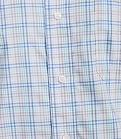 Cremieux Blue Label Performance Stretch Plaid Short Sleeve Woven Shirt