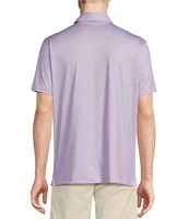 Cremieux Blue Label Performance Stretch Seashell Print Short Sleeve Polo Shirt