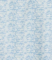 Cremieux Blue Label Performance Stretch Shark Print Short Sleeve Woven Shirt