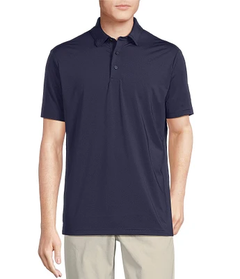 Cremieux Blue Label Performance Stretch Solid Short Sleeve Polo Shirt