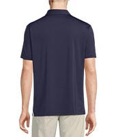 Cremieux Blue Label Performance Stretch Solid Short Sleeve Polo Shirt