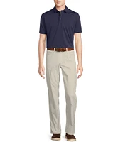 Cremieux Blue Label Performance Stretch Solid Short Sleeve Polo Shirt