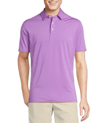 Cremieux Blue Label Performance Stretch Solid Short Sleeve Polo Shirt