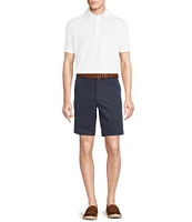 Cremieux Blue Label Performance Stretch Solid Short Sleeve Polo Shirt