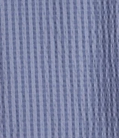 Cremieux Blue Label Performance Stretch Stripe Seersucker Short Sleeve Woven Shirt