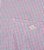 Cremieux Blue Label Performance Stretch Twill Checked Short Sleeve Woven Shirt