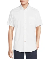 Cremieux Blue Label Performance Stretch Twill Short Sleeve Woven Shirt