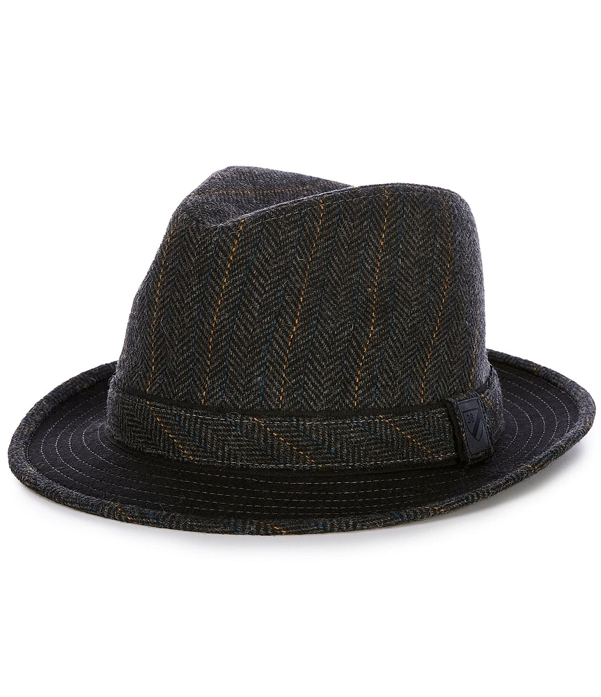 Cremieux Blue Label Pinstripe Fedora Hat