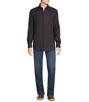 Cremieux Blue Label Down East Collection Plaid Brushed Cotton Double-Face Long Sleeve Woven Shirt