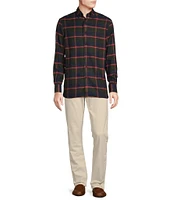 Cremieux Blue Label Plaid Flannel Long Sleeve Woven Shirt