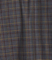 Cremieux Blue Label Plaid Print Heather Twill Long Sleeve Woven Shirt