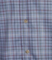 Cremieux Blue Label Plaid Heather Twill Long Sleeve Woven Shirt