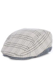Cremieux Blue Label Plaid Linen Ivy Hat
