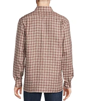 Cremieux Blue Label Plaid Twill Long Sleeve Woven Shirt