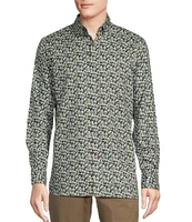 Cremieux Blue Label Printed Long Sleeve Woven Shirt