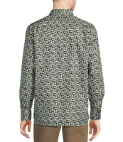 Cremieux Blue Label Printed Long Sleeve Woven Shirt