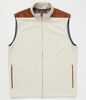 Cremieux Blue Label Solid Quilted Full-Zip Vest